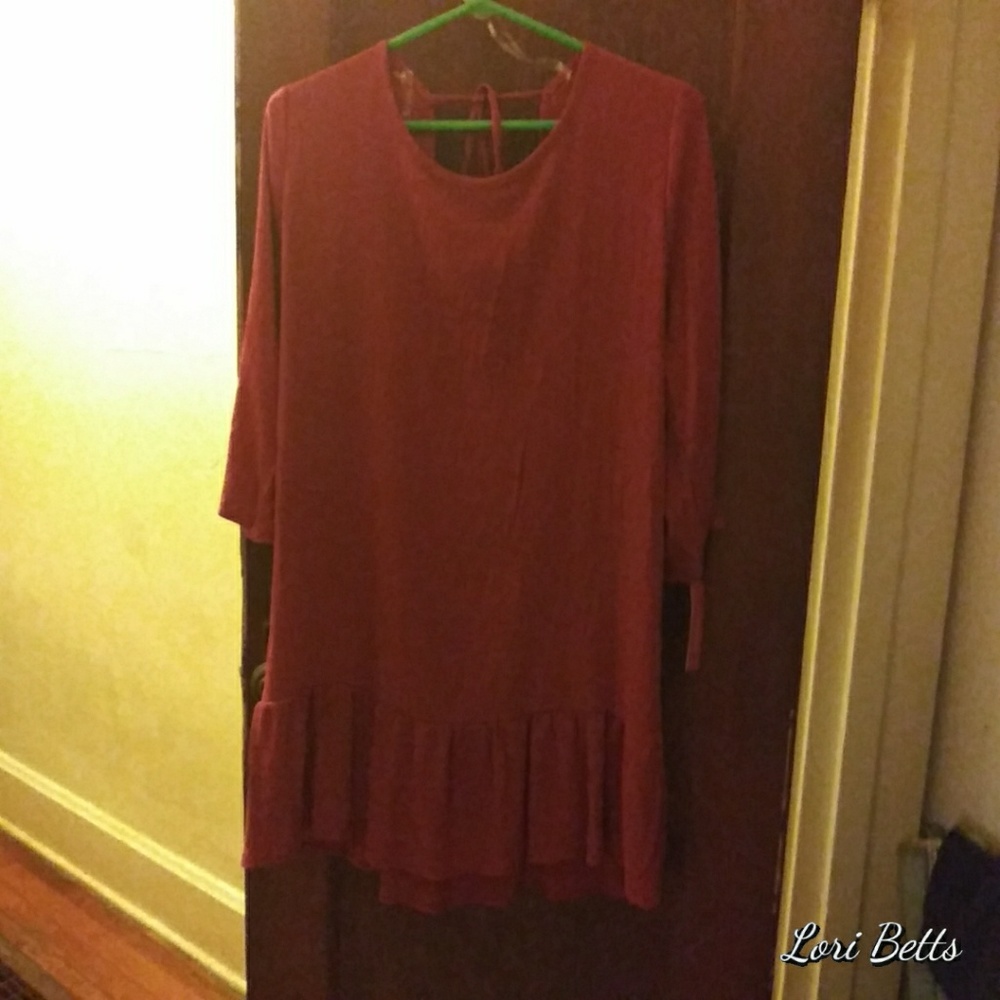 Boho Sangria Red New Dress w/ Tags